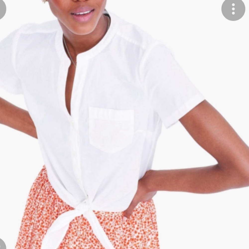 J.Crew Tie Blouse
